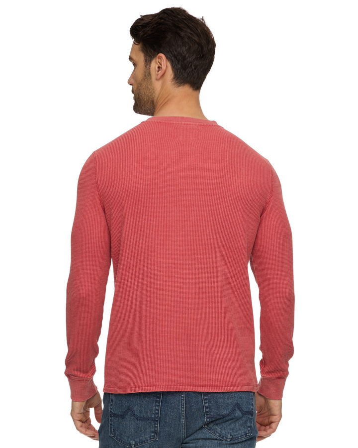 VINTAGE SOFT WAFFLE HENLEY