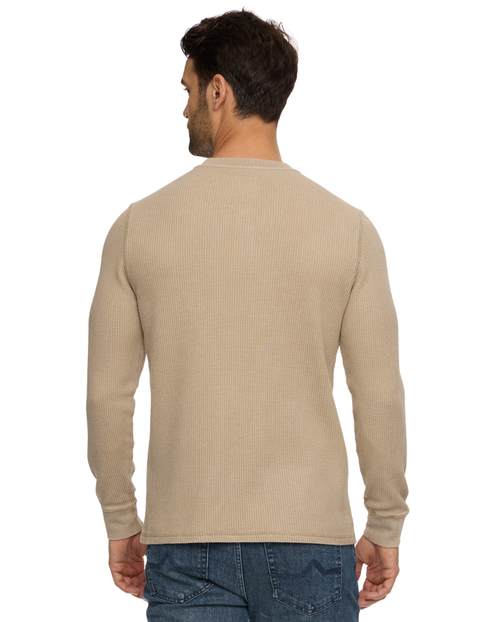 VINTAGE SOFT WAFFLE HENLEY