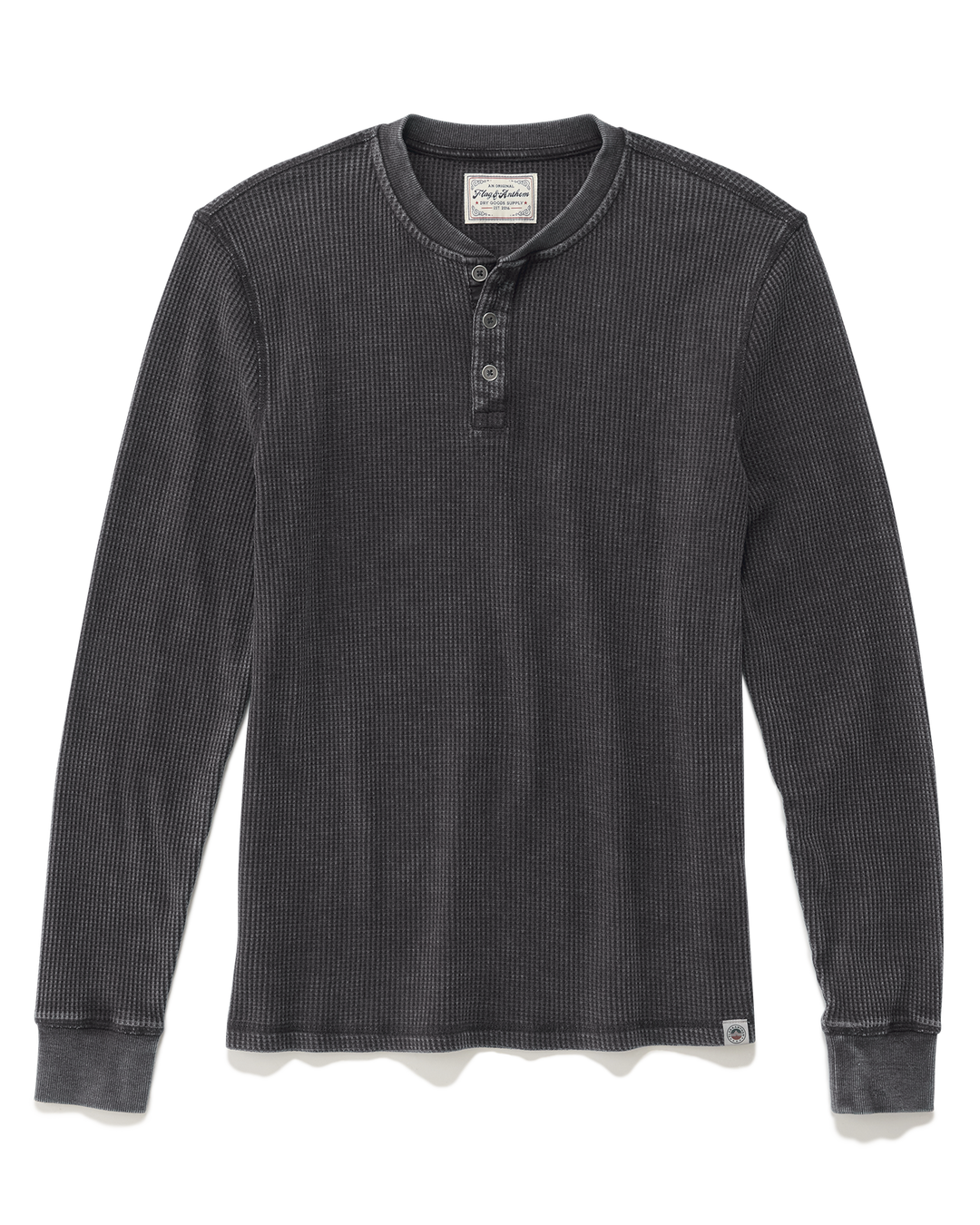 VINTAGE SOFT WAFFLE HENLEY