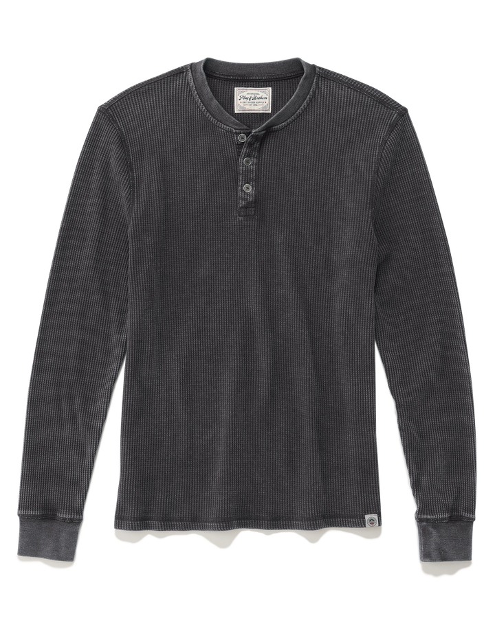 VINTAGE SOFT WAFFLE HENLEY