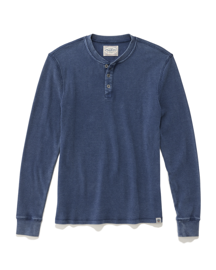 VINTAGE SOFT WAFFLE HENLEY