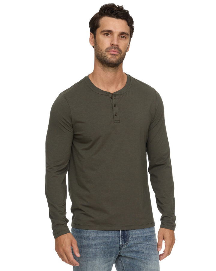 LUXE STRETCH HENLEY