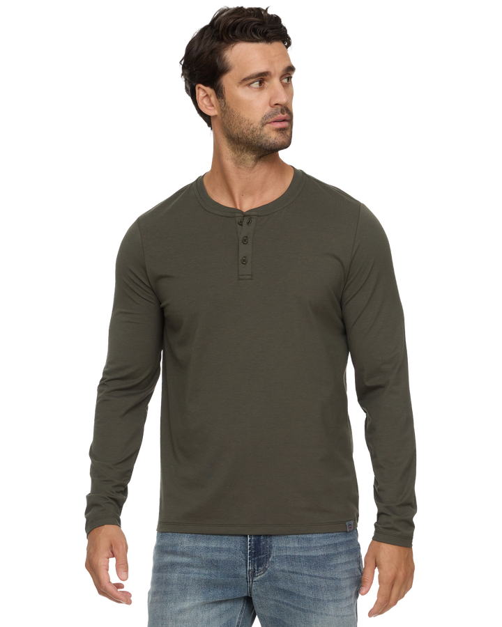 LUXE STRETCH HENLEY