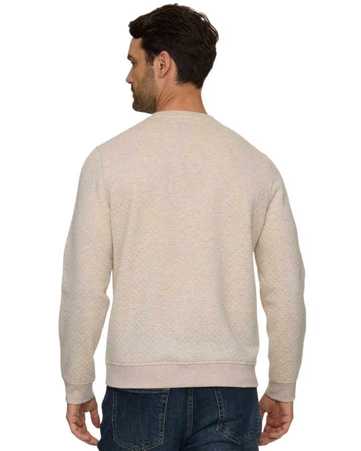 BRADNER SUPER SOFT QUILTED CREWNECK