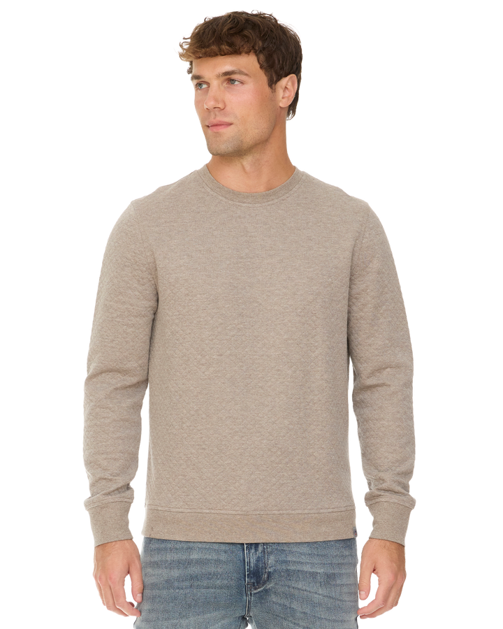 BRADNER SUPER SOFT QUILTED CREWNECK