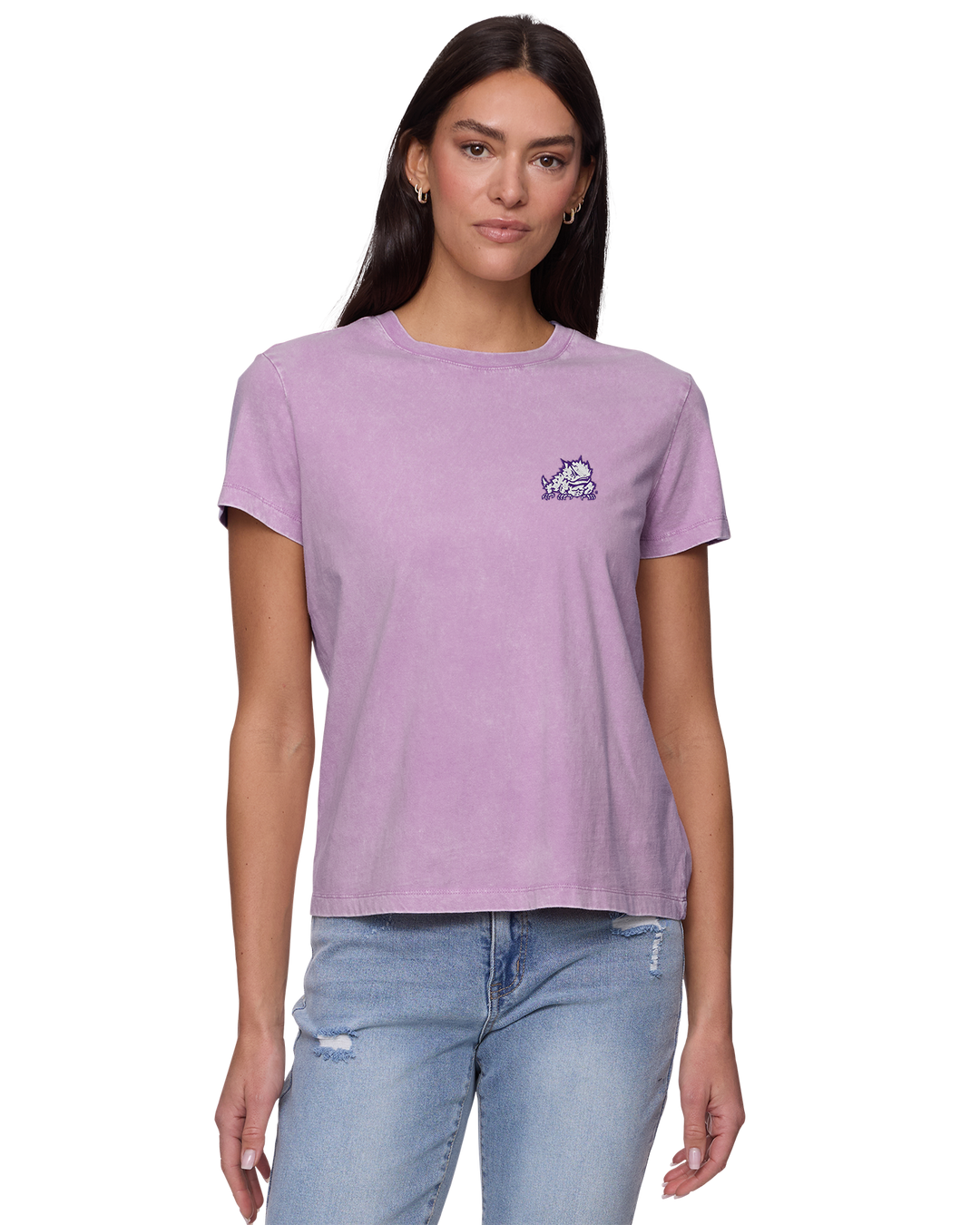 TCU WASHED TEE