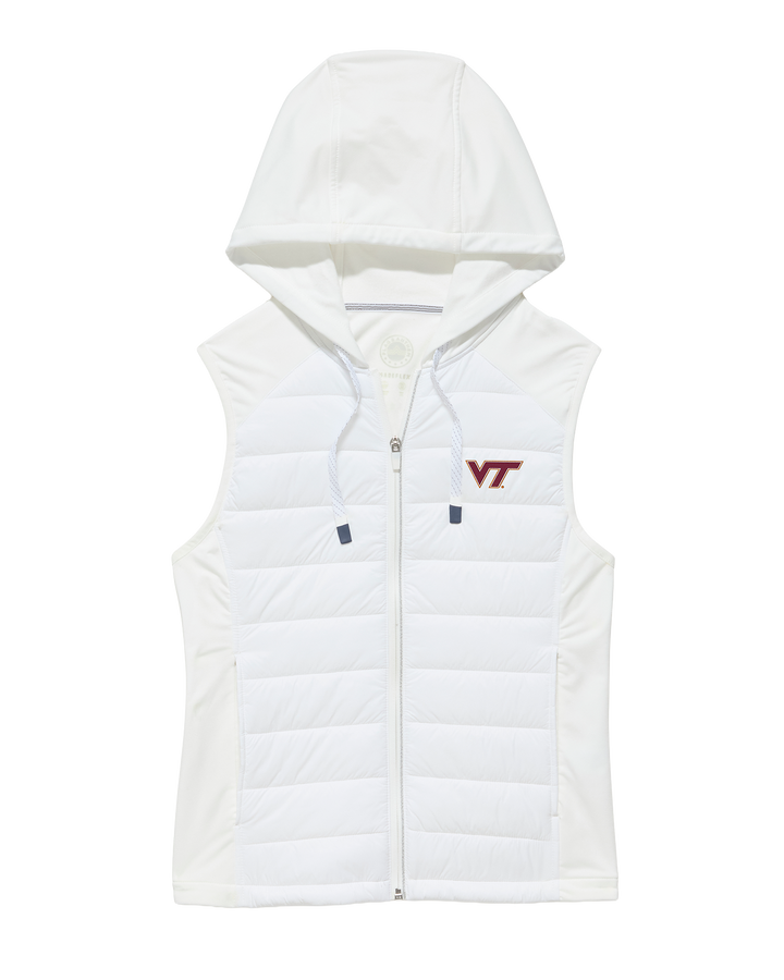 VIRGINIA TECH MOVEMENT PERFORMANCE HOODED PUFFER VEST