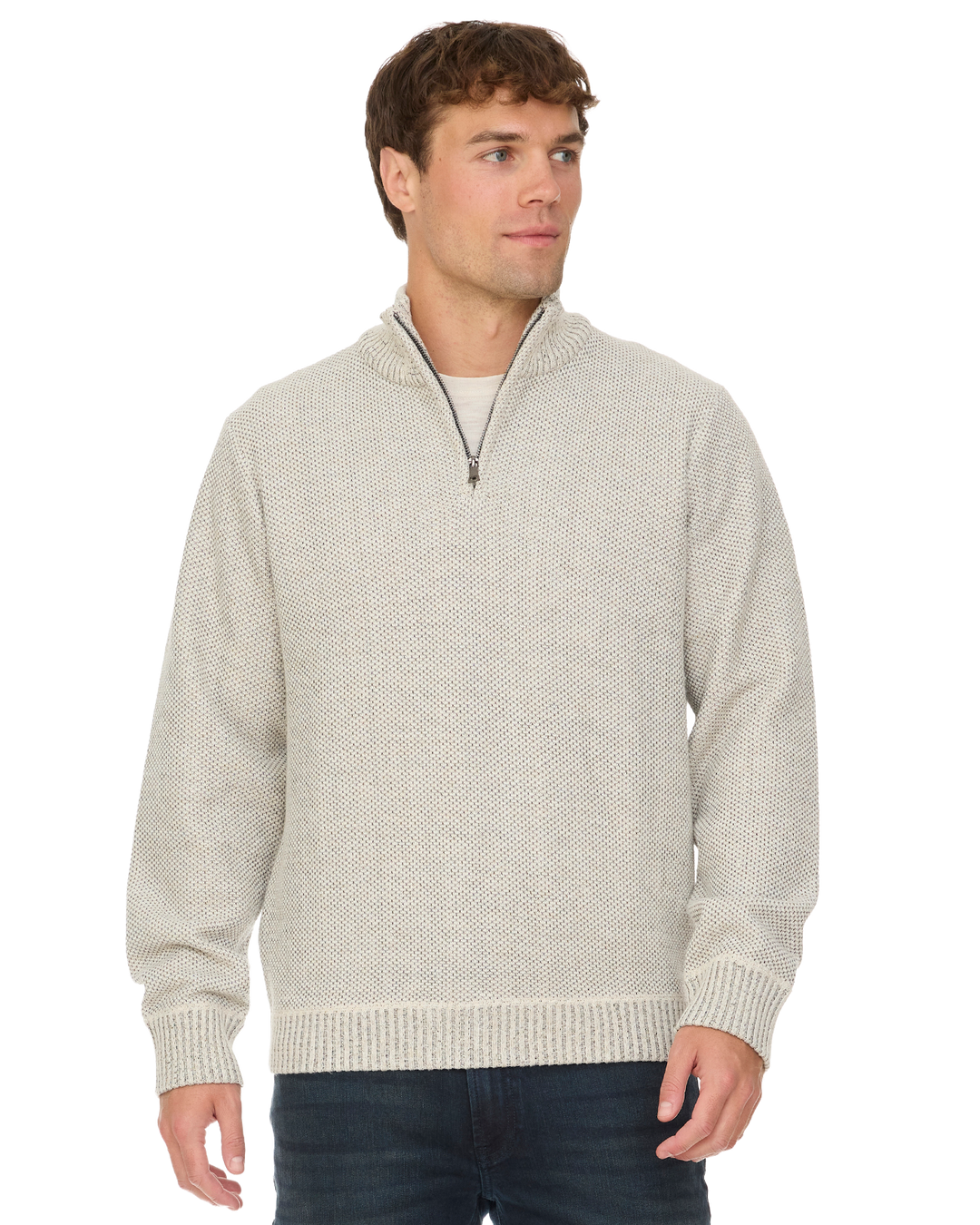 RHINELAND ¼ ZIP SWEATER
