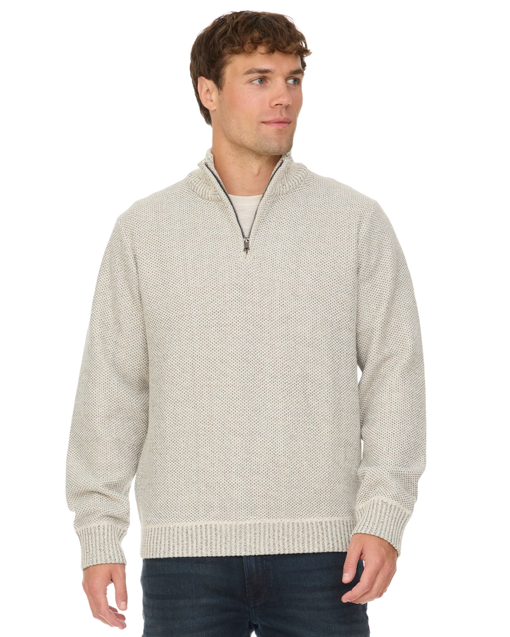 RHINELAND ¼ ZIP SWEATER
