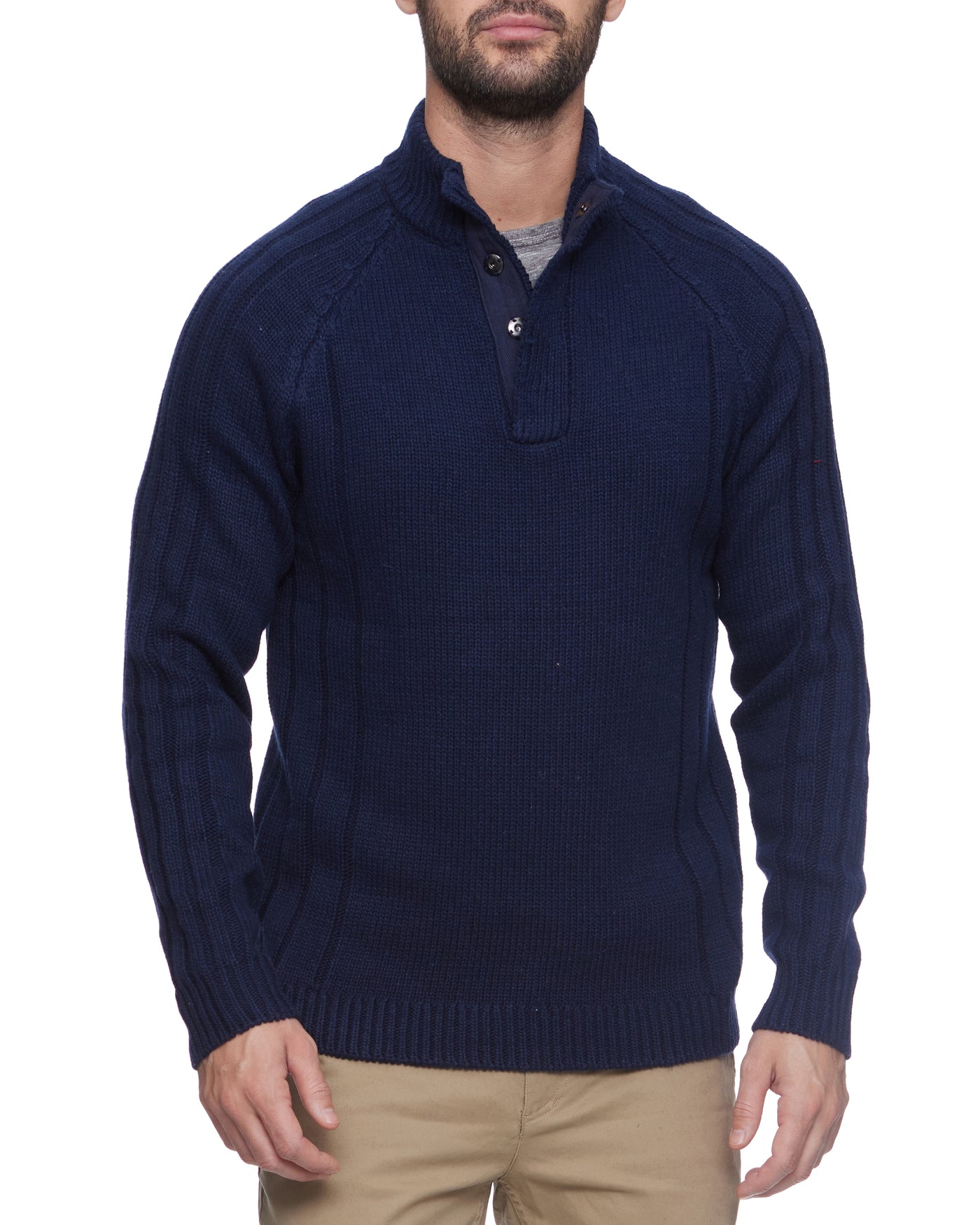 PLAINVIEW MOCK NECK SWEATER