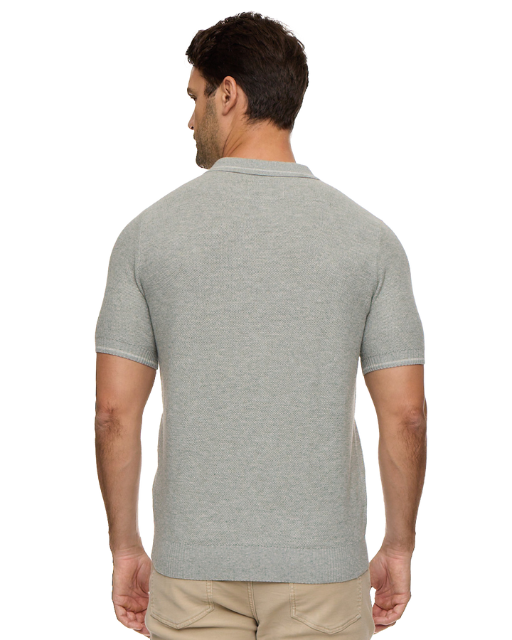 SHERMAN FULL-PLACKET SWEATER POLO