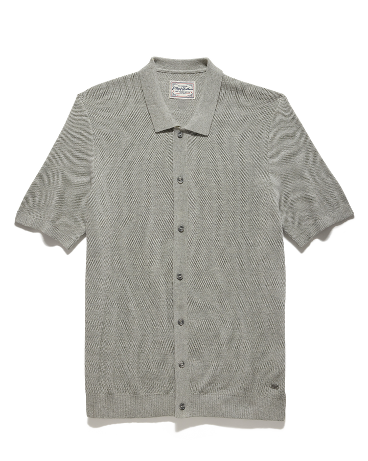SHERMAN FULL-PLACKET SWEATER POLO
