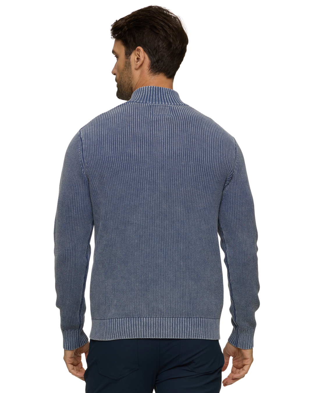 ALAMOSA VINTAGE WASHED 1/4-ZIP SWEATER