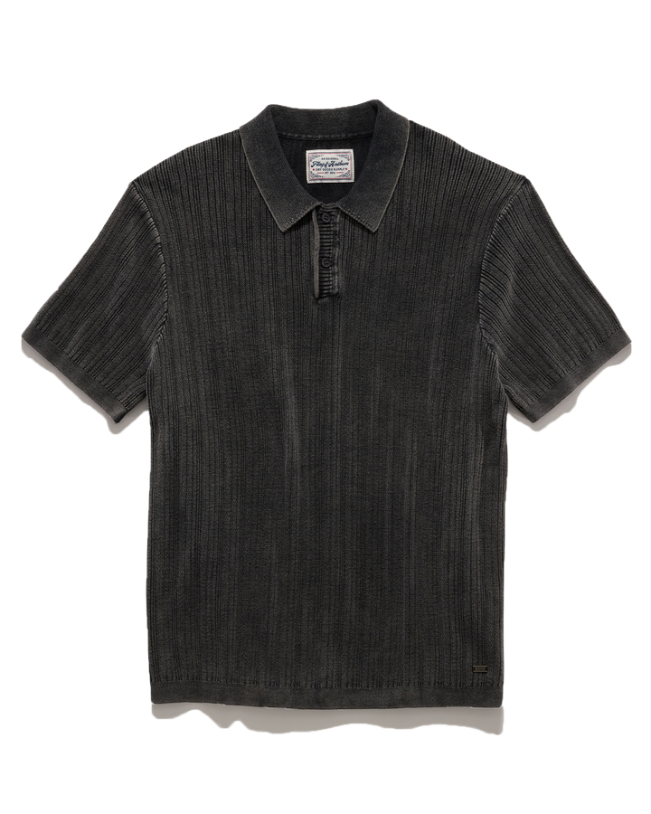 GAFFNEY VINTAGE WASHED SWEATER POLO