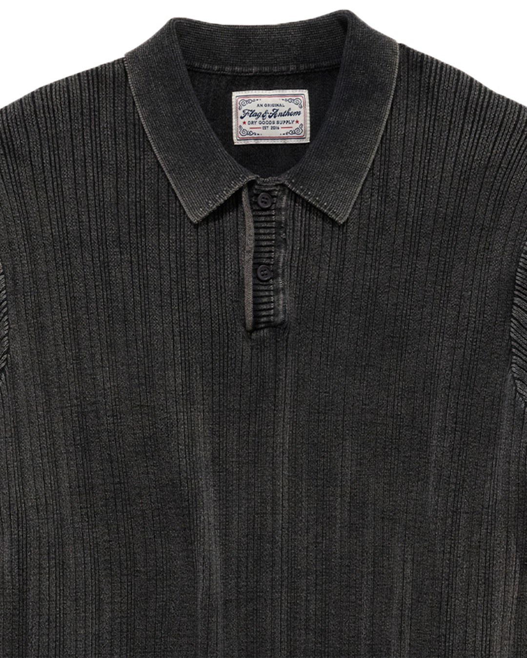 GAFFNEY VINTAGE WASHED SWEATER POLO