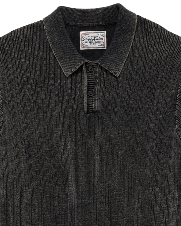 GAFFNEY VINTAGE WASHED SWEATER POLO