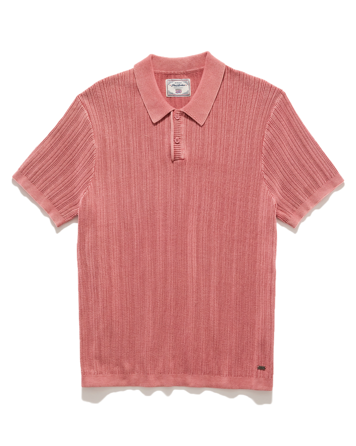 A250 GAFFNEY VINTAGE WASHED SWEATER POLO