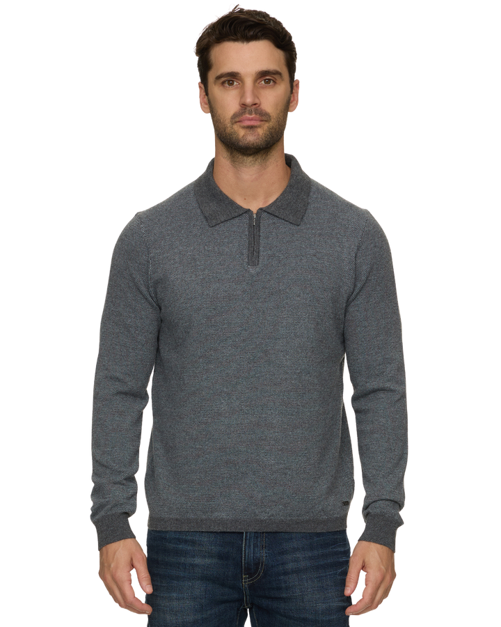 STERRETT 1/4-ZIP SWEATER POLO