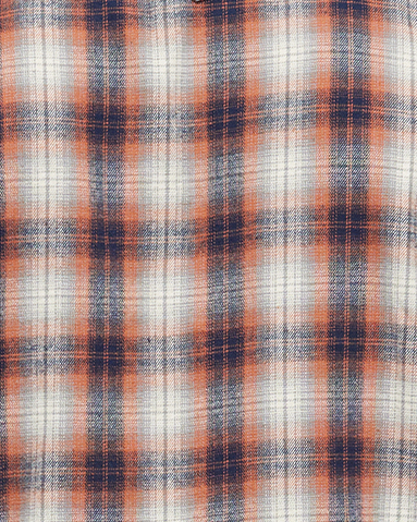 TEXAS FRANKLIN VINTAGE WASHED WESTERN FLANNEL SHIRT