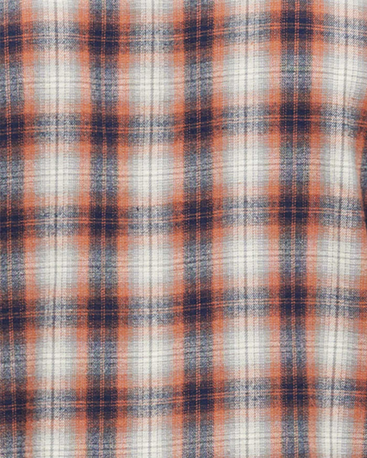 ILLINOIS FRANKLIN VINTAGE WASHED WESTERN FLANNEL SHIRT