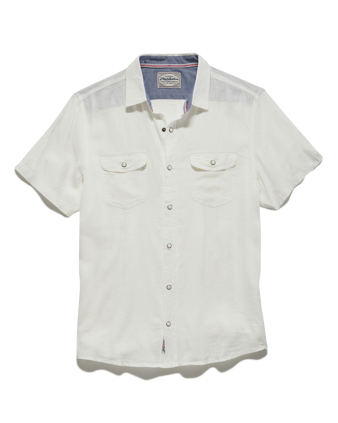 AVALON GARMENT-DYED LINEN SS SHIRT