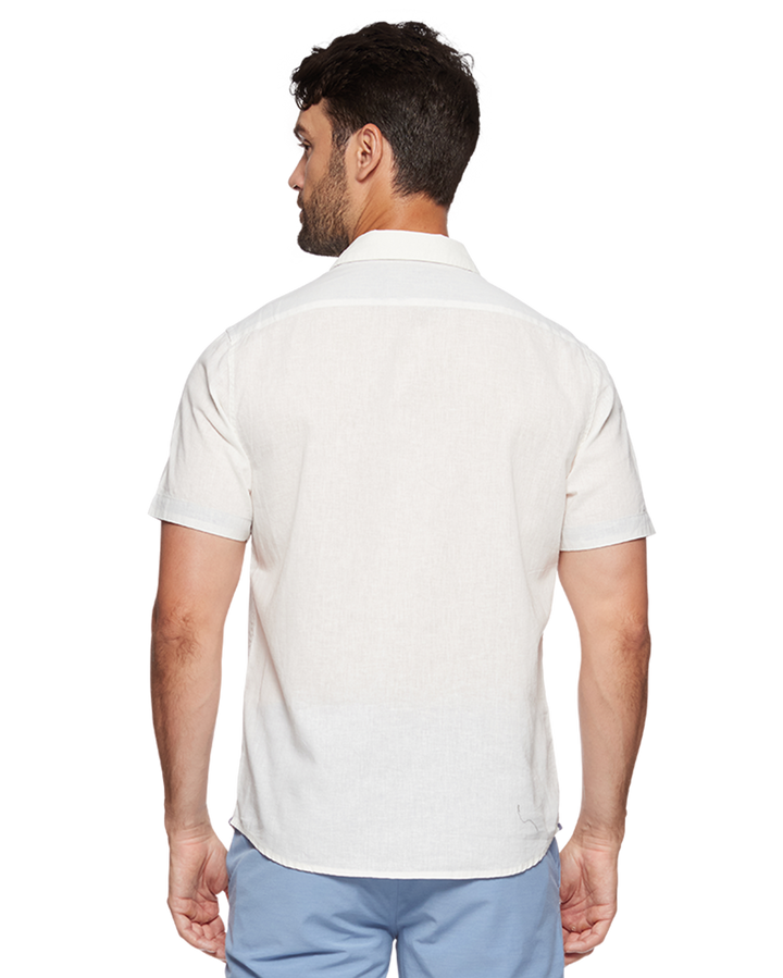 AVALON GARMENT-DYED LINEN SS SHIRT