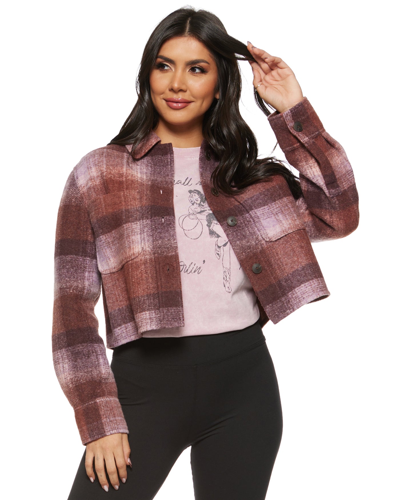 LEANNE CROPPED SHIRT JACKET