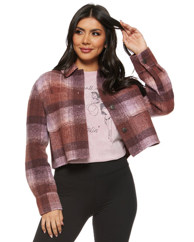 LEANNE CROPPED SHIRT JACKET
