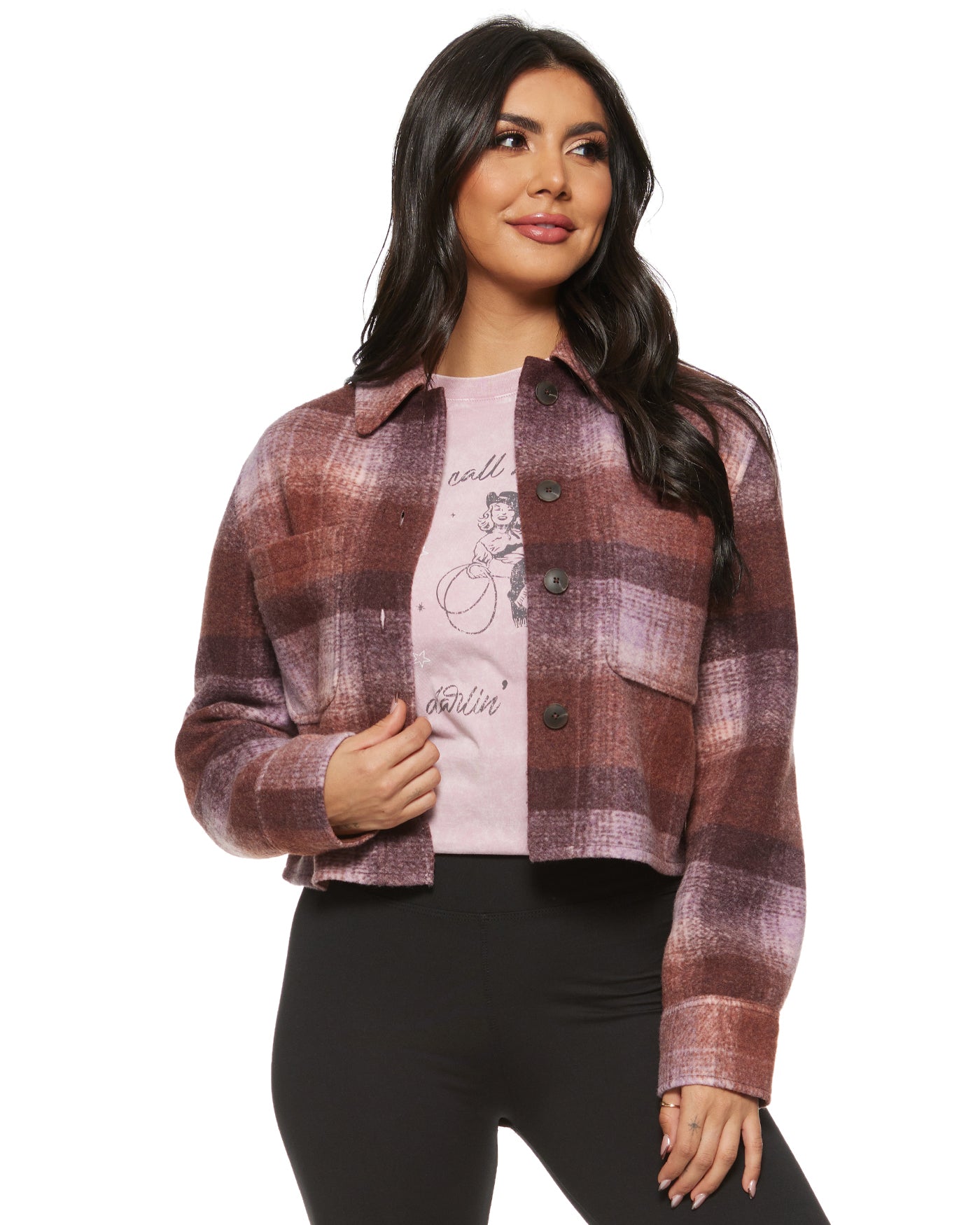 LEANNE CROPPED SHIRT JACKET