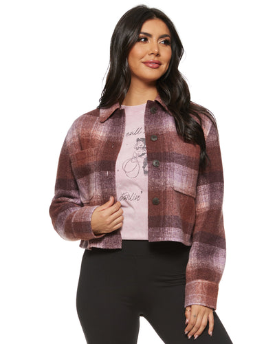 LEANNE CROPPED SHIRT JACKET