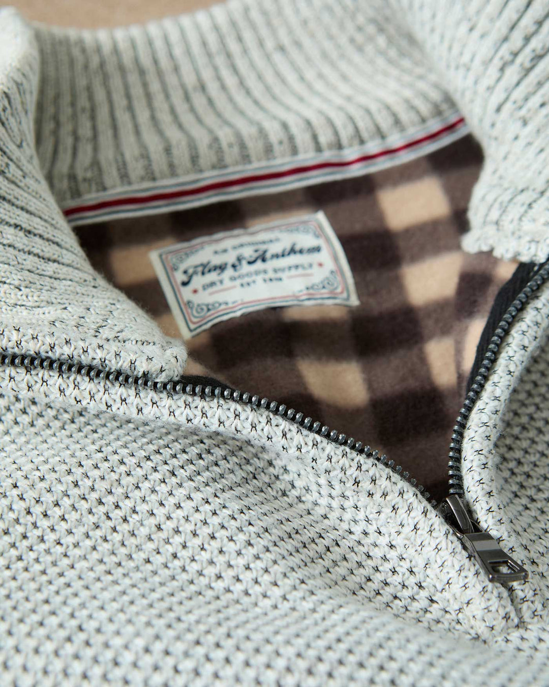 RHINELAND 1/4-ZIP SWEATER