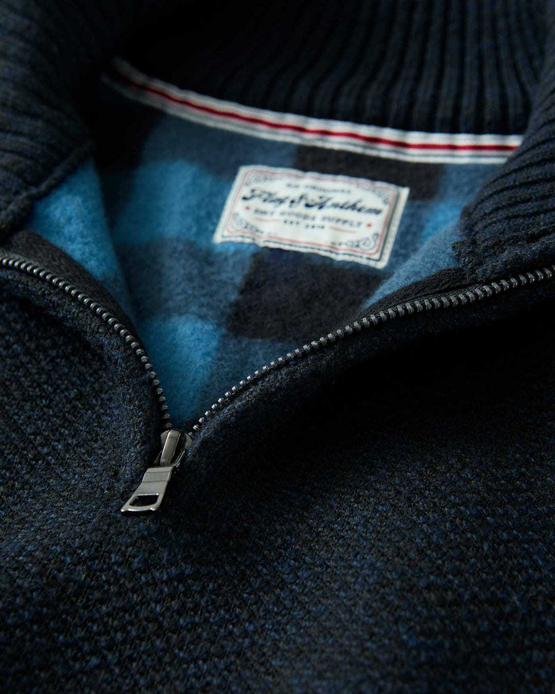 RHINELAND 1/4-ZIP SWEATER