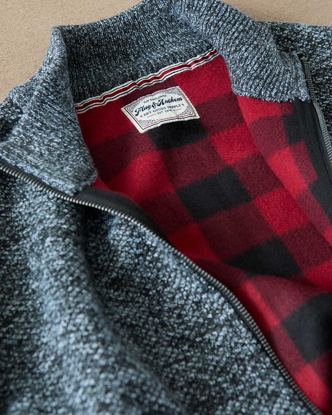 RHINELAND FULL-ZIP SWEATER