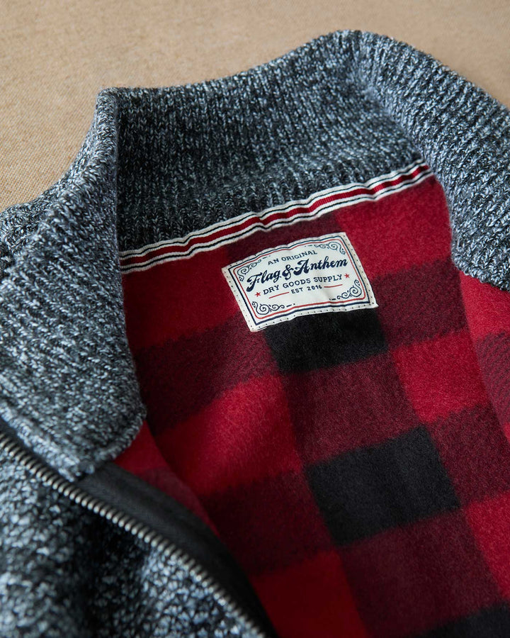 RHINELAND FULL-ZIP SWEATER