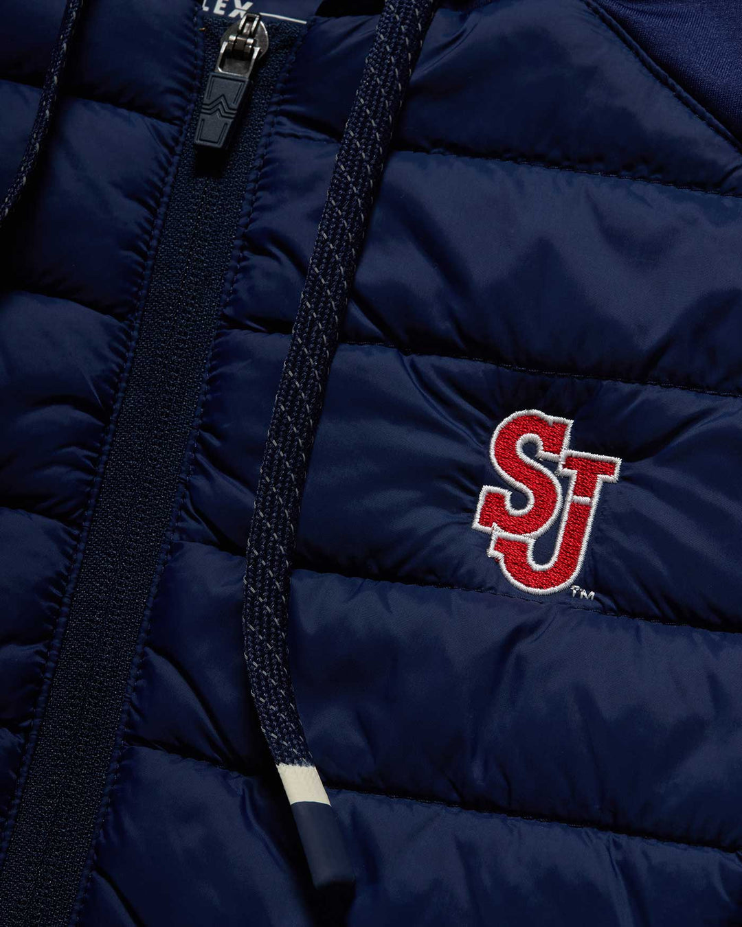 ST. JOHN'S MADEFLEX MOVEMENT PERFORMANCE HOODED PUFFER VEST