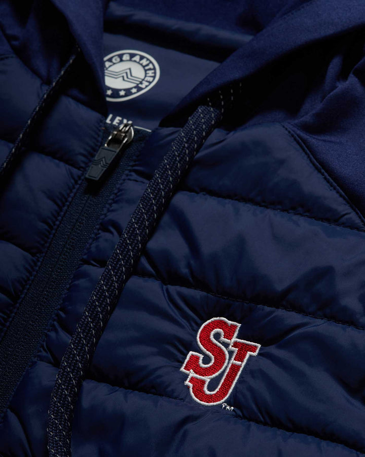 ST. JOHN'S MADEFLEX MOVEMENT PERFORMANCE HOODED PUFFER VEST