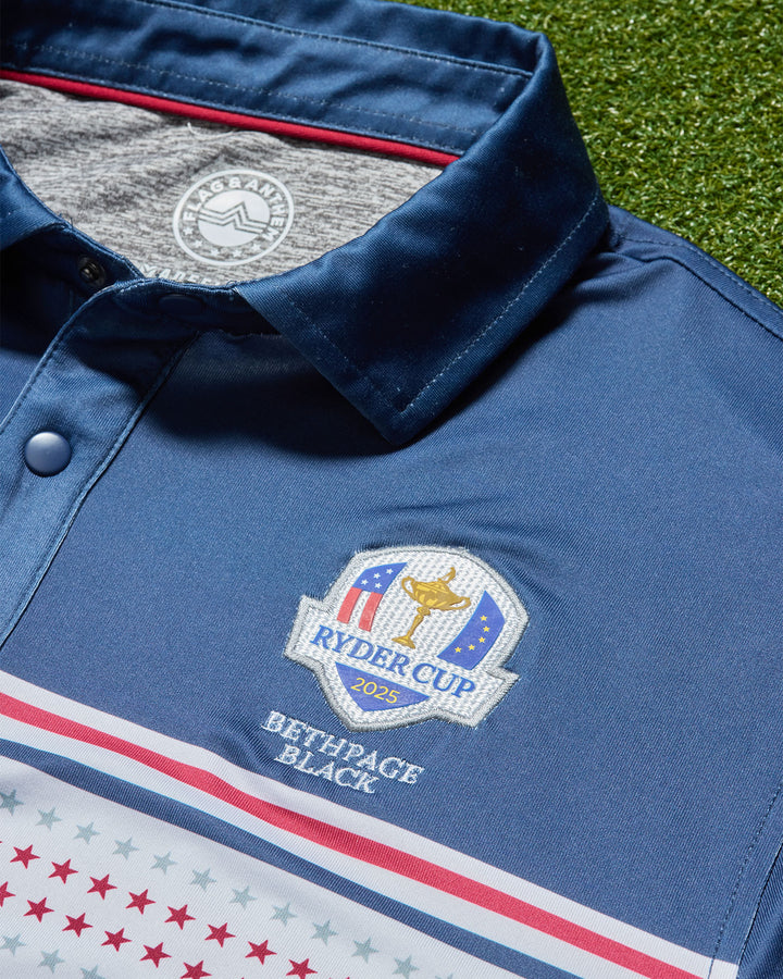 2025 RYDER CUP BANNER PERFORMANCE POLO