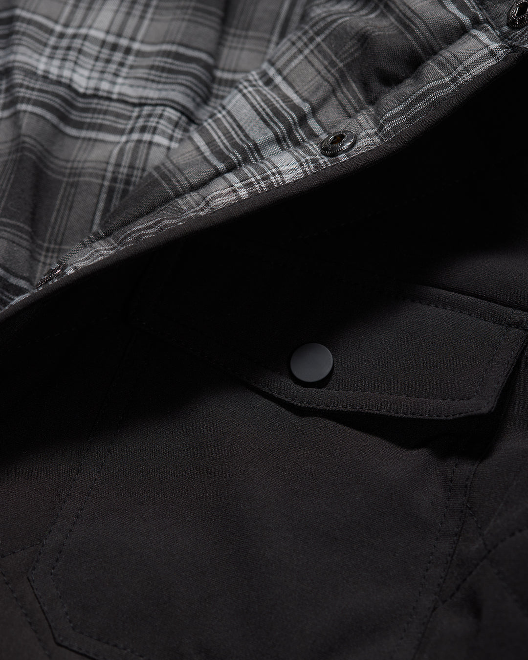 CHAPIN FLANNEL-LINED  QUILTED JACKET BIG & TALL