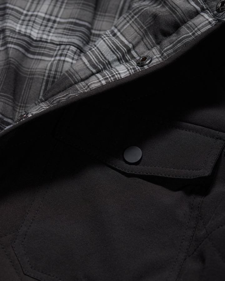 CHAPIN FLANNEL-LINED  QUILTED JACKET BIG & TALL