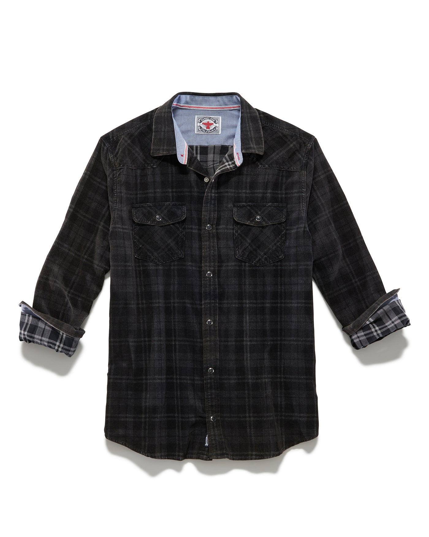 CARY VINTAGE WASHED CORDUROY WESTERN SHIRT