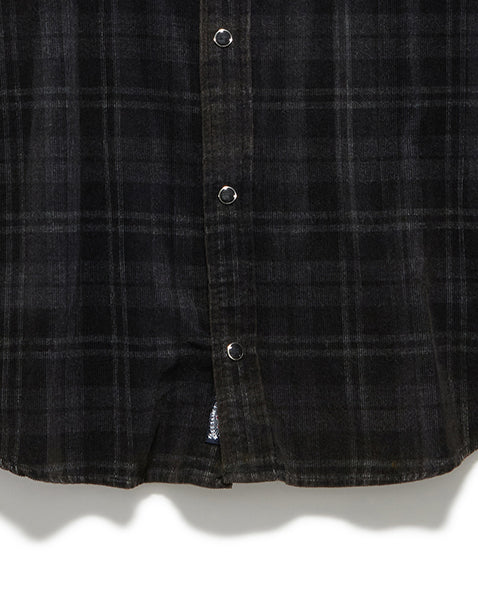 CARY VINTAGE WASHED CORDUROY WESTERN SHIRT