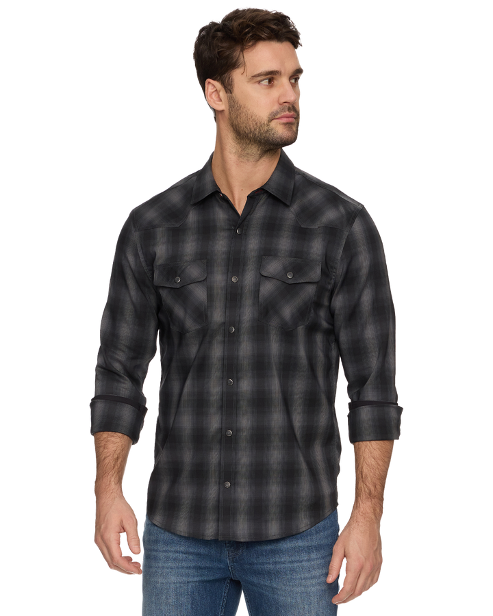 DESERT SON UPF PERFORMANCE LS WESTERN SHIRT