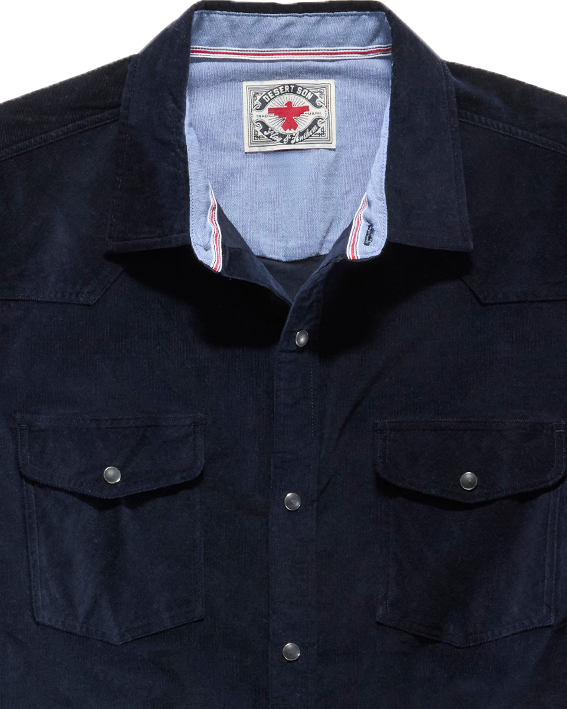 DESERT SON LANGSTON STRETCH CORDUROY WESTERN SHIRT