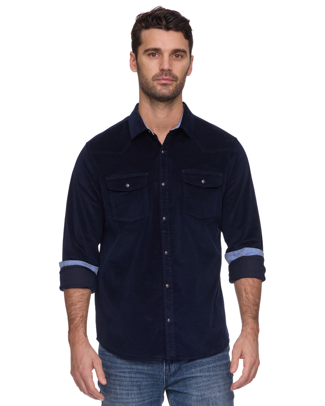 DESERT SON LANGSTON STRETCH CORDUROY WESTERN SHIRT