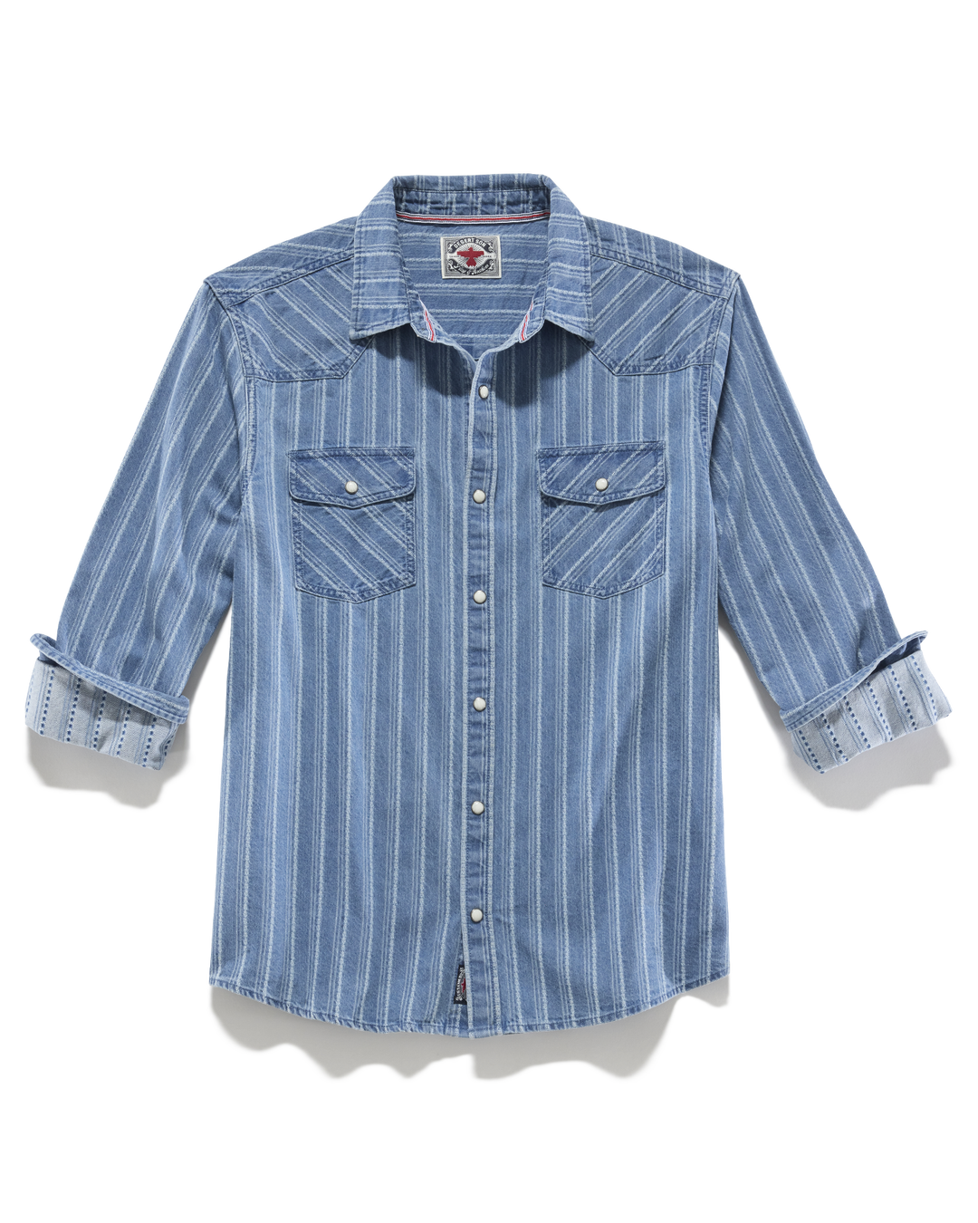 DESERT SON LINEVILLE TEXTURED STRIPE WESTERN SHIRT
