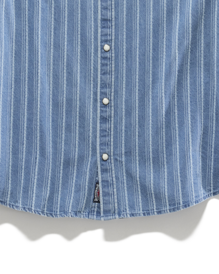 DESERT SON LINEVILLE TEXTURED STRIPE WESTERN SHIRT