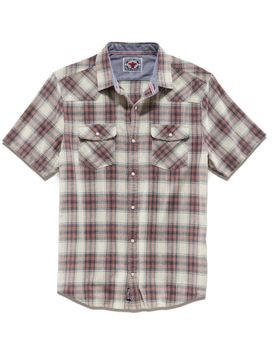 LANDRUM VINTAGE WASHED SS WESTERN SHIRT