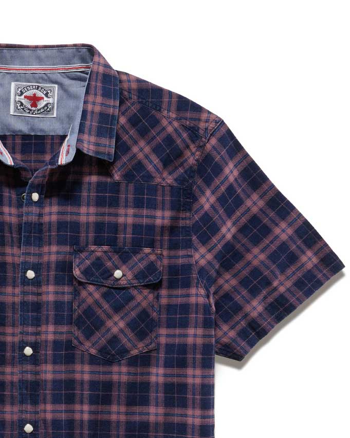 FOWLER VINTAGE WASHED SS WESTERN SHIRT