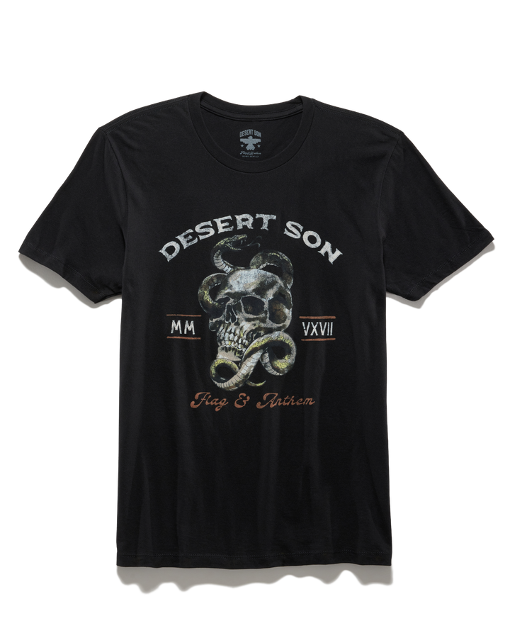 SNAKE AND SKULL TEE