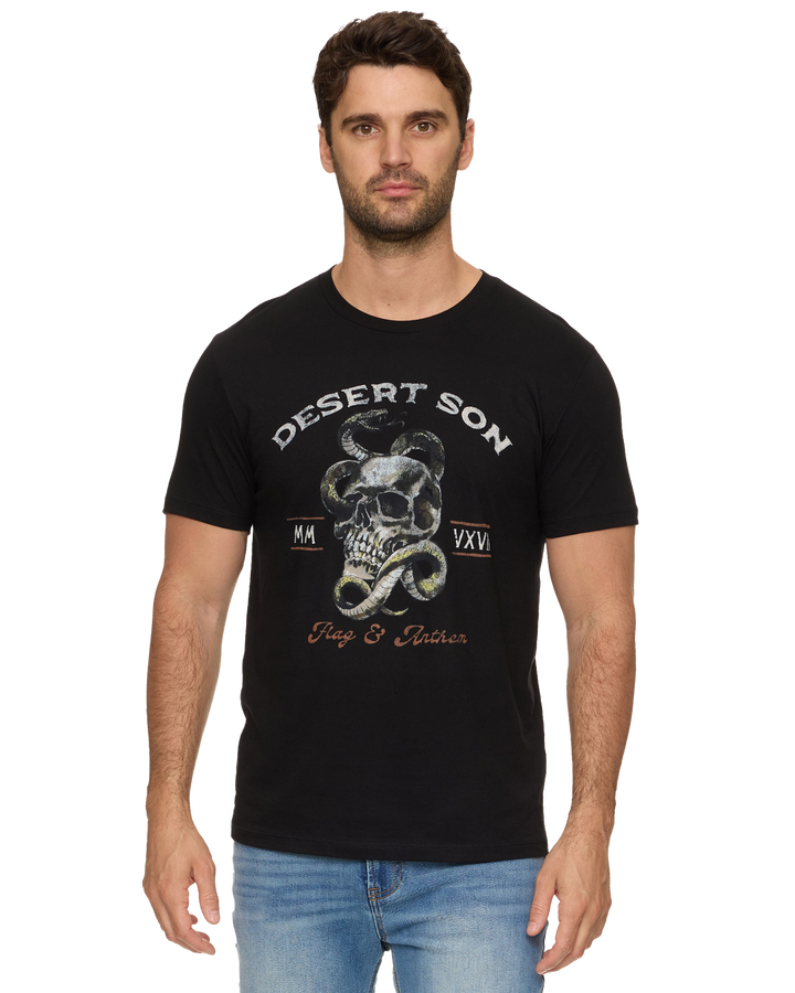 SNAKE AND SKULL TEE